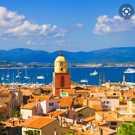 아파트 Appartement, Parc Arbore, Piscine Panoramique Sur Golf De St Tropez 레지상브르